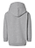 Toddler Full Zip Fleece Hoodie Heather Ghosted Back View