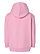 Toddler Full Zip Fleece Hoodie Pink Ghosted Back View