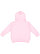 Toddler Full Zip Fleece Hoodie Pink 1 Back
