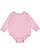 Infant Lng Slv Fleece Bodysuit Pink 1