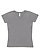 Women's V-Neck Jersey T-Shirt Granite Heather 1