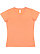 Women's V-Neck Jersey T-Shirt Papaya 1