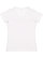 Women's V-Neck Jersey T-Shirt White 1 Back