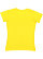 Women's V-Neck Jersey T-Shirt Yellow 1 Back