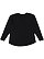 Women's Long Slv Jersey Shirt Black 1 Back
