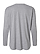 Women's Long Slv Jersey Shirt Heather Ghosted Back View