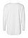 Women's Long Slv Jersey Shirt White Ghosted Back View
