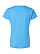 Women's Fine Jersey T-Shirt Aqua Ghosted Back View