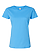 Women's Fine Jersey T-Shirt Aqua Ghosted Front View