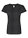 Women's Fine Jersey T-Shirt Black Reptile Ghosted Front View