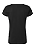 Women's Fine Jersey T-Shirt Black Ghosted Back View