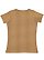 Women's Fine Jersey T-Shirt Brown Reptile 1 Back
