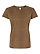 Women's Fine Jersey T-Shirt Brown Reptile Ghosted Front View