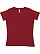 Women's Fine Jersey T-Shirt Cardinal Blackout 1