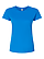 Women's Fine Jersey T-Shirt Cobalt Ghosted Front View