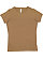 Women's Fine Jersey T-Shirt Coyote Brown 1