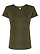 Women's Fine Jersey T-Shirt Green Reptile Ghosted Front View