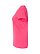 Women's Fine Jersey T-Shirt Hot Pink Ghosted Side View
