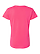 Women's Fine Jersey T-Shirt Hot Pink Ghosted Back View