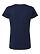 Women's Fine Jersey T-Shirt Navy Ghosted Back View