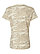 Women's Fine Jersey T-Shirt Natural Camo Ghosted Back View