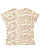 Women's Fine Jersey T-Shirt Natural Camo 1 Back