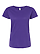 Women's Fine Jersey T-Shirt Purple Ghosted Front View
