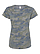 Women's Fine Jersey T-Shirt Vintage Camo Ghosted Front View