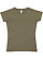 Women's Fine Jersey T-Shirt Vintage Military Green 1