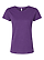 Women's Fine Jersey T-Shirt Vintage Purple Ghosted Front View
