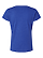 Women's Fine Jersey T-Shirt Vintage Royal Ghosted Back View