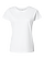 Women's Fine Jersey T-Shirt White Ghosted Front View