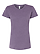 Women's Fine Jersey T-Shirt Wisteria Blackout Ghosted Front View