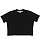 Women's Boxy Jersey T-Shirt Blended Black 1