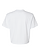 Women's Boxy Jersey T-Shirt Blended White Ghosted Back View