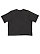 Women's Boxy Jersey T-Shirt Black Leopard 1 BACK