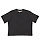 Women's Boxy Jersey T-Shirt Black Leopard 1