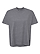 Women's Hi-Lo Jersey T-Shirt Granite Heather Ghosted Front View