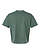 Unisex Boxy Jersey T-Shirt Basil Ghosted Back View