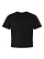 Unisex Boxy Jersey T-Shirt Black Ghosted Front View