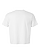 Unisex Boxy Jersey T-Shirt White Ghosted Back View