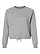 Women's Fleece Sweatshirt Heather Ghosted Front View