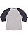 Women's Baseball Shirt Vintage Heather/Vintage Navy 1 Back