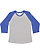 Women's Baseball Shirt Vintage Heather/Vintage Royal 1