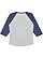 Women's Baseball Shirt VN Heather/VN True Navy 1 Back