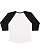 Women's Baseball Shirt White/Black 1 Back