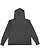 Women's Vintage Wash Hoodie Washed Black 1 BACK