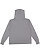 Women's Vintage Wash Hoodie Washed Gray 1 BACK