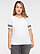 Womens V-Neck Football T-Shirt 1