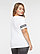 Womens V-Neck Football T-Shirt 1 Model_Back
